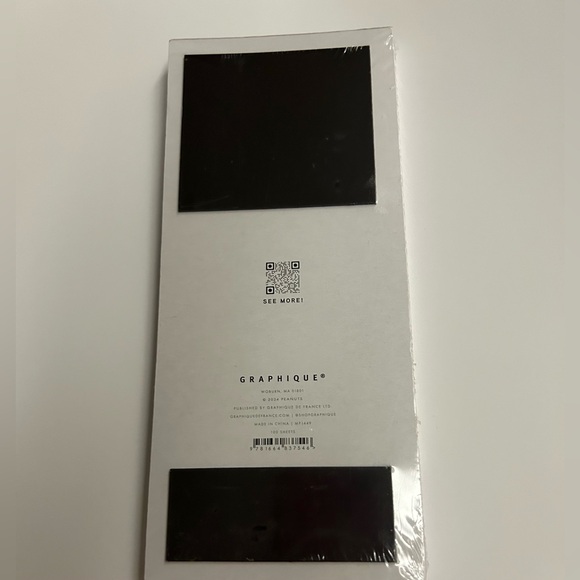 New Long Pink Peanuts Lined Pad "today is the day" 2 Magnets 100 Pages Graphique - Picture 7 of 9